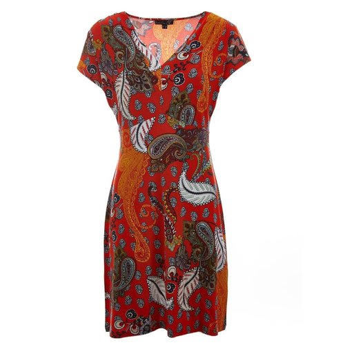 Smashed Lemon Smashed Lemon dress 20279 red/blue Smashed Lemon Smashed Lemon dress 20279 red/blue
