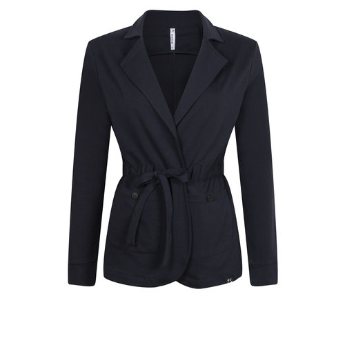 Zoso ZOSO Sweatblazer with waistcord and embro 204Jody Zoso ZOSO Sweatblazer with waistcord and embro 204Jody