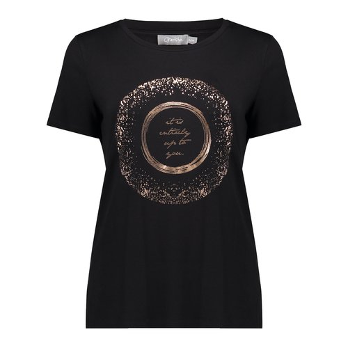 Geisha Geisha t-shirt circle 01575-21 black Geisha Geisha t-shirt circle 01575-21 black