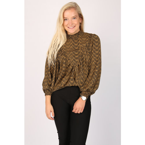 Sisters Point Sisters Point shirt Given 13165 black / camel Sisters Point Sisters Point shirt Given 13165 black / camel