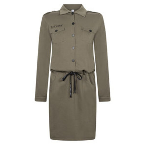 Zoso ZOSO Sweat dress 205Myra army Zoso ZOSO Sweat dress 205Myra army