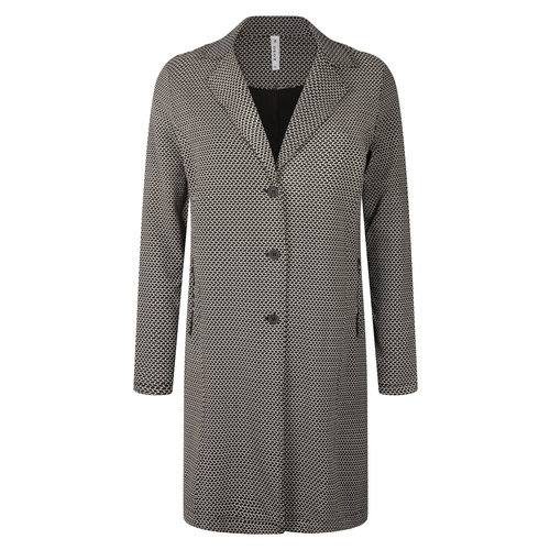 Zoso Zoso long blazer 211 Madeline black / off-white Zoso Zoso long blazer 211 Madeline black / off-white