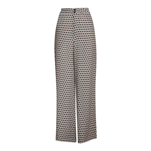 Smashed Lemon Smashed Lemon trousers 21107 sand-black Smashed Lemon Smashed Lemon trousers 21107 sand-black