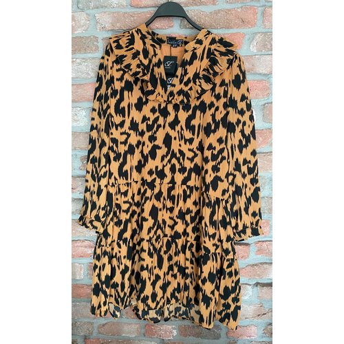 Smashed Lemon Smashed Lemon dress 20829 brown-black Smashed Lemon Smashed Lemon dress 20829 brown-black
