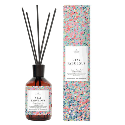 The Gift Label Reed diffuser - Stay Fabulous - Spicy and royal oud 10123013 The Gift Label Reed diffuser - Stay Fabulous - Spicy and royal oud 10123013