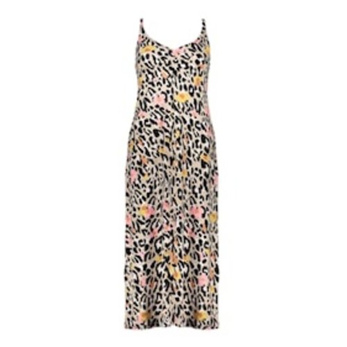 Geisha Geisha Dress long Noëlle 17392-60 sand-pink leopard Geisha Geisha Dress long Noëlle 17392-60 sand-pink leopard