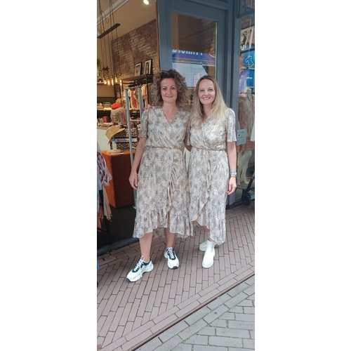 New York Brenda Dress Long beige New York Brenda Dress Long beige
