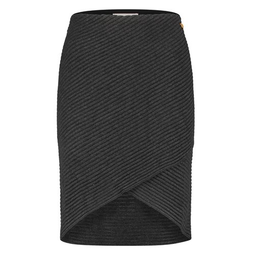 Freebird Freebird Skirt Tove vis-21-3 dark grey mel Freebird Freebird Skirt Tove vis-21-3 dark grey mel