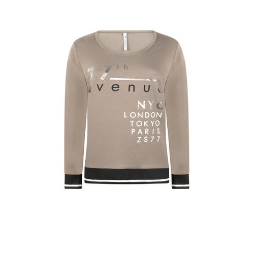 Zoso Zoso Shirt Paris 215 taupe Zoso Zoso Shirt Paris 215 taupe