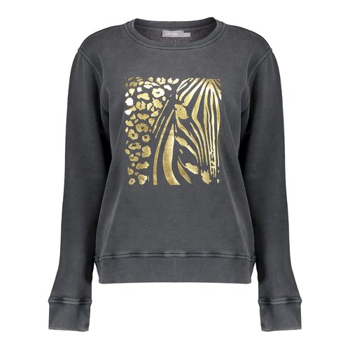 Geisha Geisha sweater mixed animal print 12535-24 Geisha Geisha sweater mixed animal print 12535-24