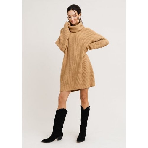Rut&Circle Rut&Circle Knit Dress Alex camel Rut&Circle Rut&Circle Knit Dress Alex camel