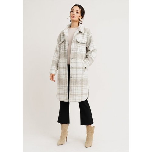 Rut&Circle Rut&Circle check Coat Becky beige/white Rut&Circle Rut&Circle check Coat Becky beige/white
