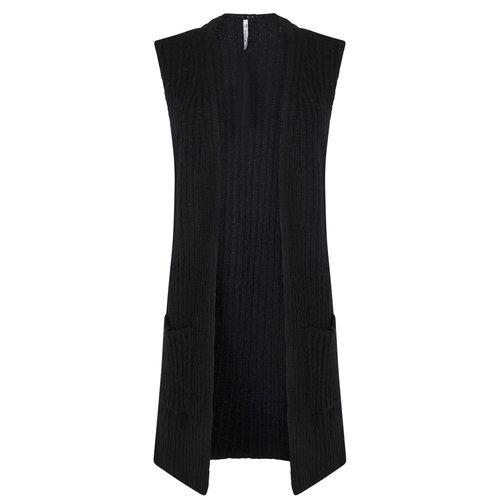 Zoso Zoso Comfy sleeveless Cardigan Fun 216 navy Zoso Zoso Comfy sleeveless Cardigan Fun 216 navy