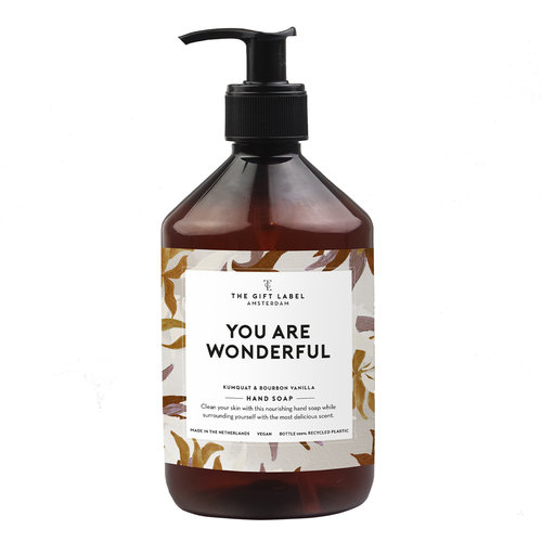 The Gift Label The Gift Label Hand soap - You are wonderful The Gift Label The Gift Label Hand soap - You are wonderful