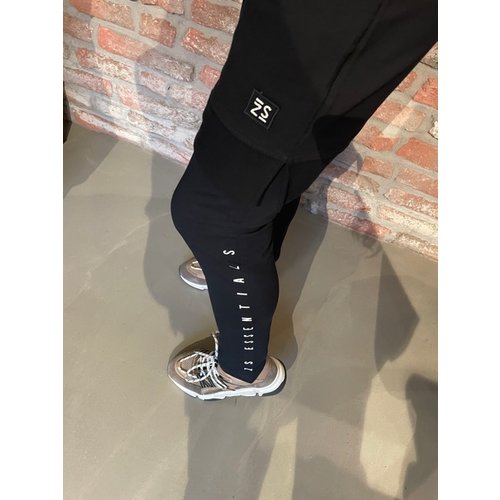 Zoso Zoso Tight Pant with print Ally 216 navy off-white Zoso Zoso Tight Pant with print Ally 216 navy off-white