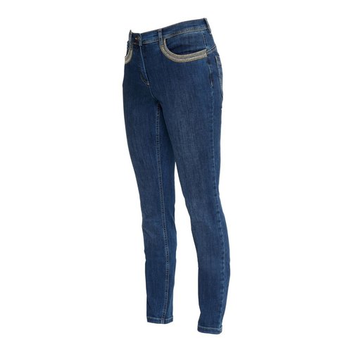 Dreamstar Dreamstar Broek DENIM STR Z22 115 Embro blue denim Dreamstar Dreamstar Broek DENIM STR Z22 115 Embro blue denim
