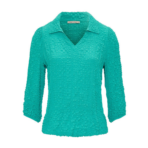 Dreamstar Dreamstar blouse Wesley smaragd mousseline Z22116 Dreamstar Dreamstar blouse Wesley smaragd mousseline Z22116