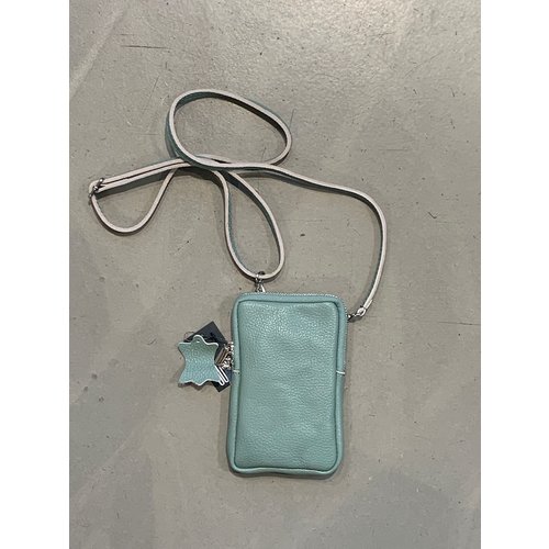 Telefoontasje mintgroen Telefoontasje mintgroen