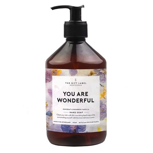 The Gift Label The Gift Label Hand Soap 500ml - You Are Wonderful