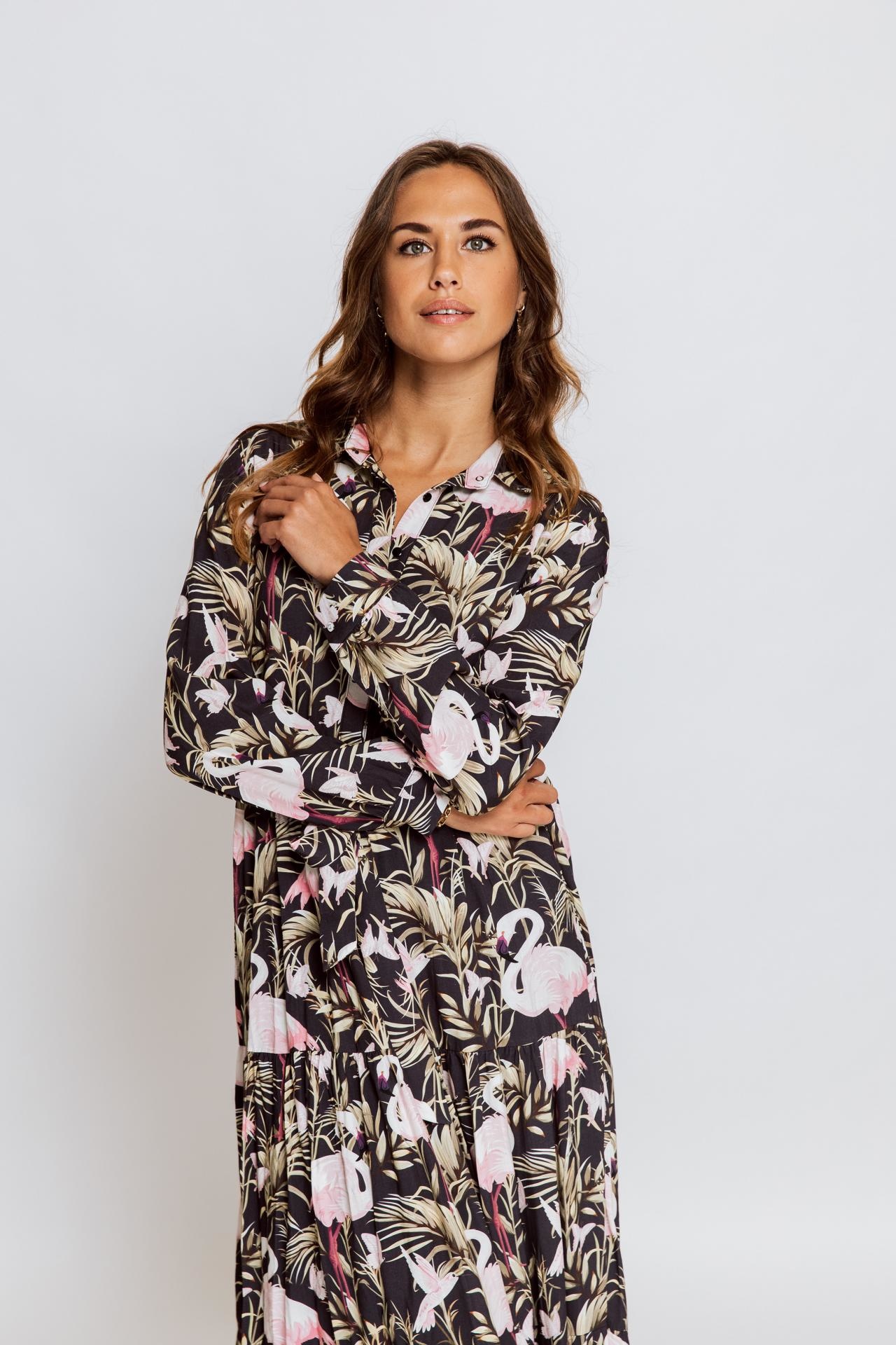 Zhrill Dress Elena black N122622-N9497 - Charme Mode
