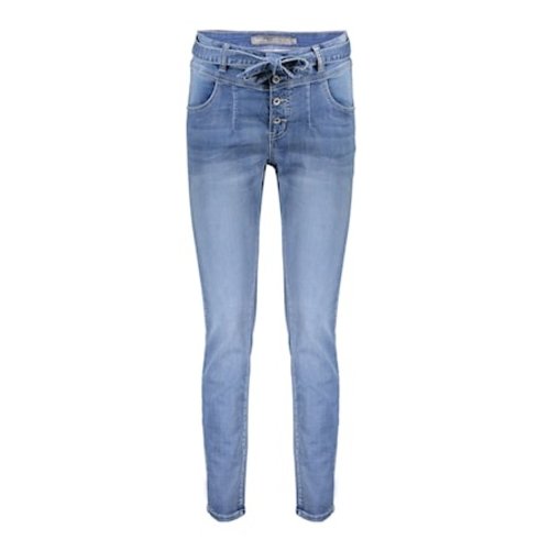 Geisha Geisha Jeans belt 21022-10 mid blue denim Geisha Geisha Jeans belt 21022-10 mid blue denim