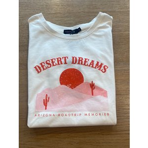 Ydence Ydence T-shirt Desert dreams HSL2201 white