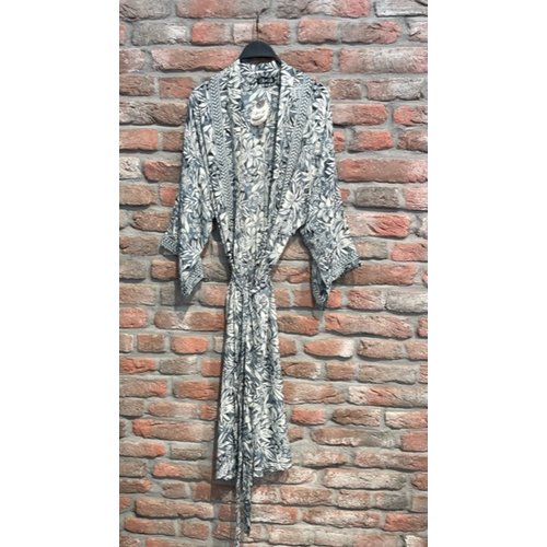 New York kimono bohemien grey maxi New York kimono bohemien grey maxi