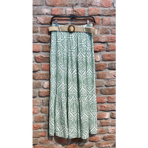 New York Rok met centuur print one size (div kl) New York Rok met centuur print one size (div kl)