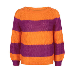 Ydence Ydence sweater Frankie orange/purple