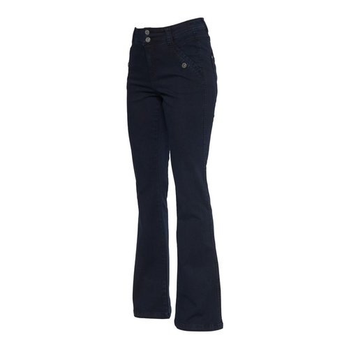 Dreamstar Dreamstar broek Partout bootleg W22 112 blue denim Dreamstar Dreamstar broek Partout bootleg W22 112 blue denim