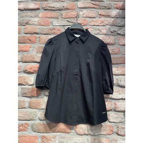 Ambika Ambika blouse travel korte mouw black Ambika Ambika blouse travel korte mouw black