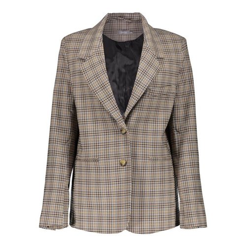 Geisha Geisha blazer check 25840-99 sand/light blue Geisha Geisha blazer check 25840-99 sand/light blue