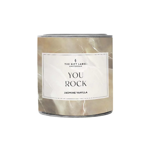 The Gift Label The Gift Label Candletin 310gr You Rock jasmine vanilla The Gift Label The Gift Label Candletin 310gr You Rock jasmine vanilla