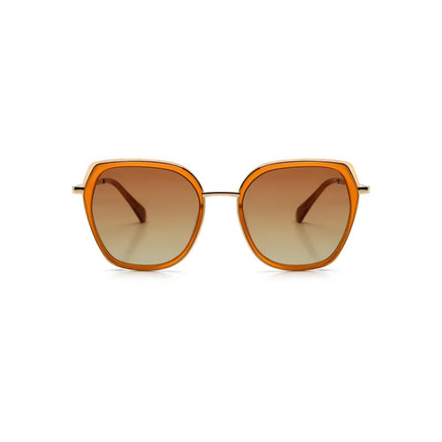IKKI Ikki zonnebril 73-21 transparant orange/gradient brown