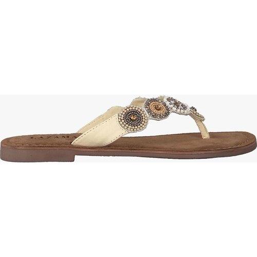 Lazamani slippers rounds/beads 75.451 off white Lazamani slippers rounds/beads 75.451 off white