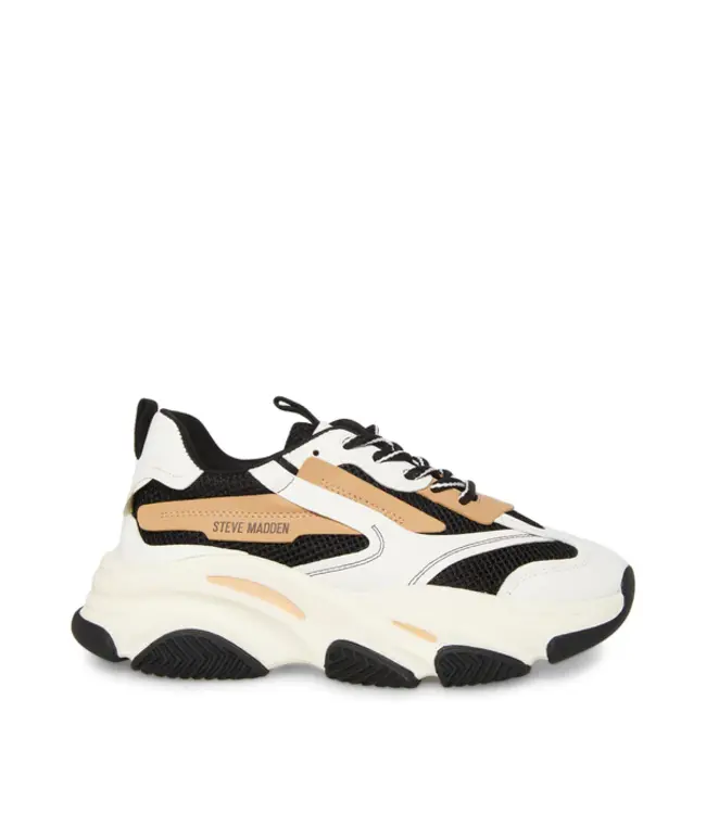 Steve Madden Sneaker Possession-E BLK/TAN