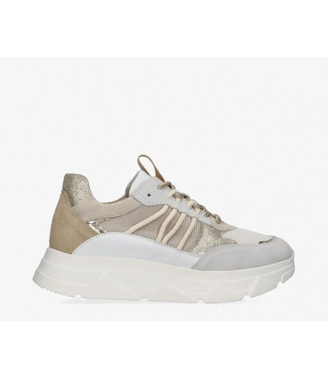 Tango Sneaker Kady fat 35-b off white/gold multi sneaker - white sole