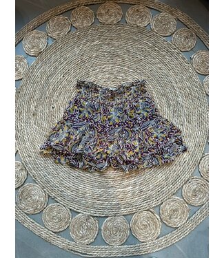 Vintage Gail Aaiko skirt bordeaux multi M