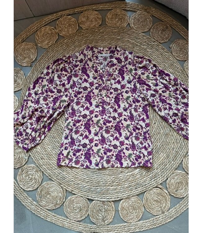 Vintage Angelien Aaiko blouse purple XS