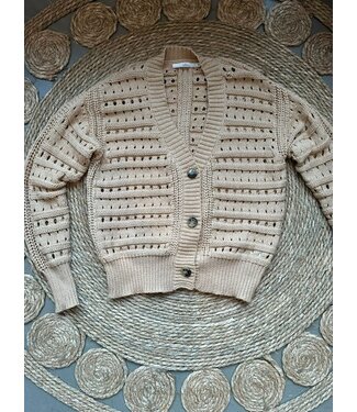 Vintage Angelien Aaiko cardigan beige S