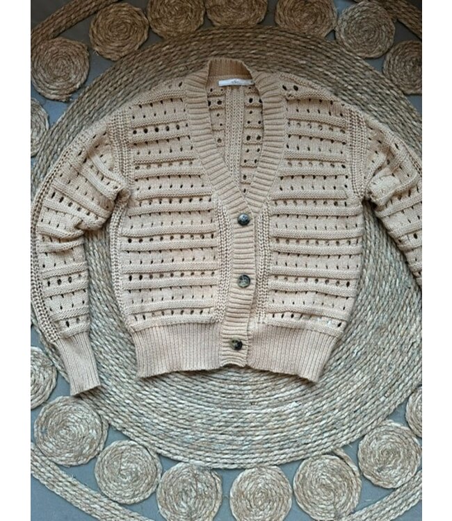 Vintage Angelien Aaiko cardigan beige S