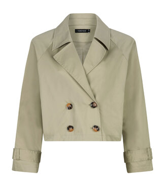 Ydence Coat Olive SS2407 khaki