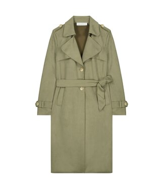 Rino & Pelle Long trenchcoat Nula sea moss