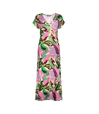 Geisha Dress Jane 47135-60 lilac/green