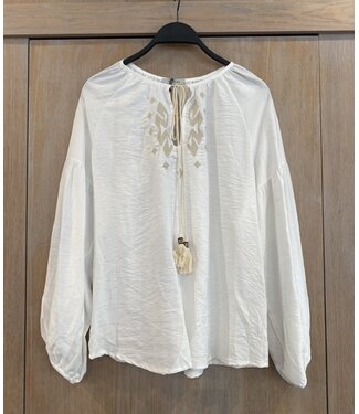 Musthave Blouse Veroon off white one size