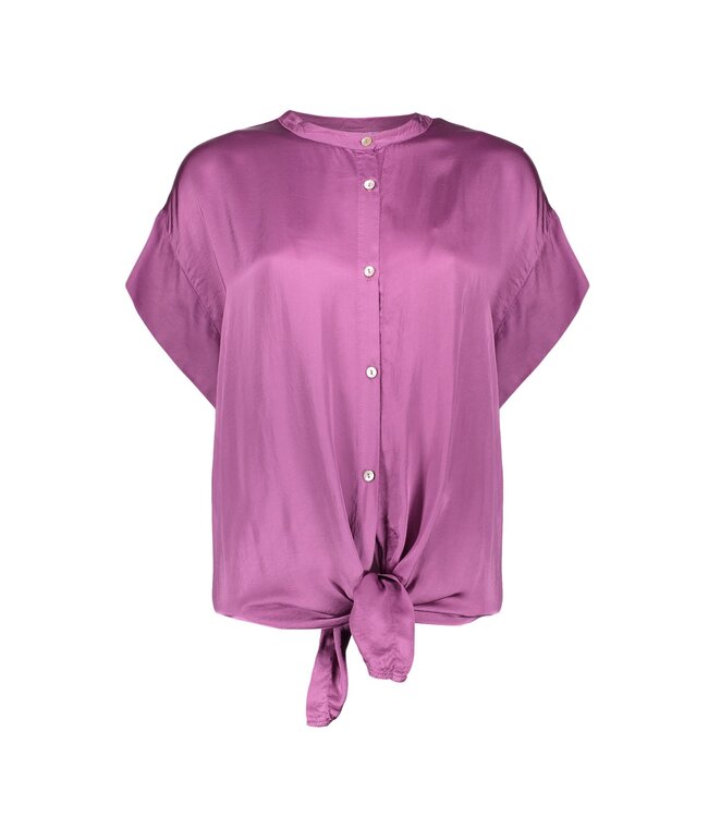 Geisha Blouse satin 43336-70 soft purple