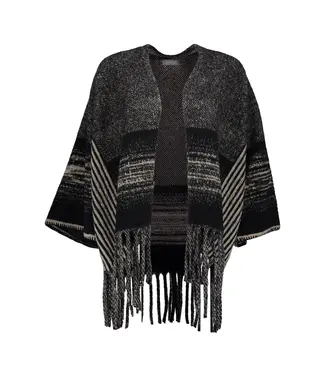 Geisha Poncho 44600-20 black/sand