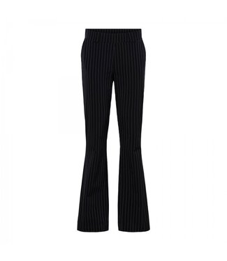 &Co Pants Penelope flare stripe PA327 black