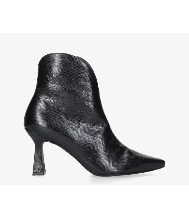 Tango Jude 12-a black metallic boots - diabola heel