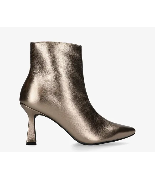 Tango Jude 1-t gold metallic leather boot - diabola heel